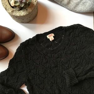 Black Knit Sweater Target Mossimo